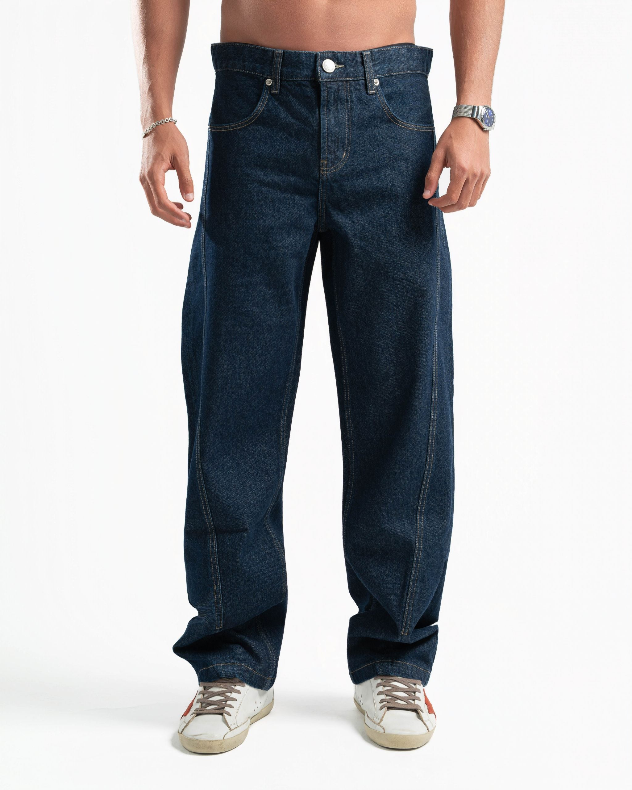 Stripe Denim Navy