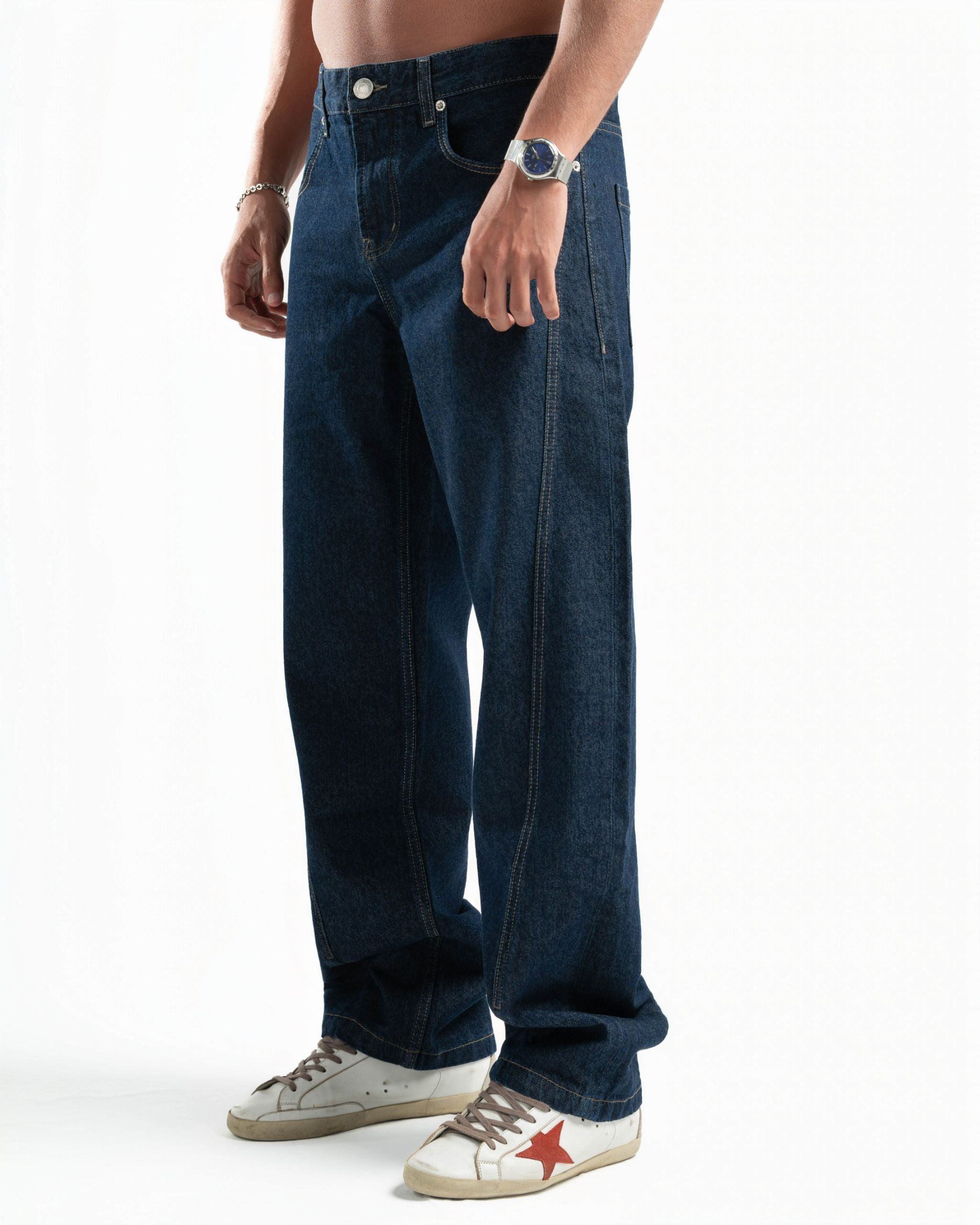 Stripe Denim Navy