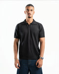 Riviera Knit Polo Black
