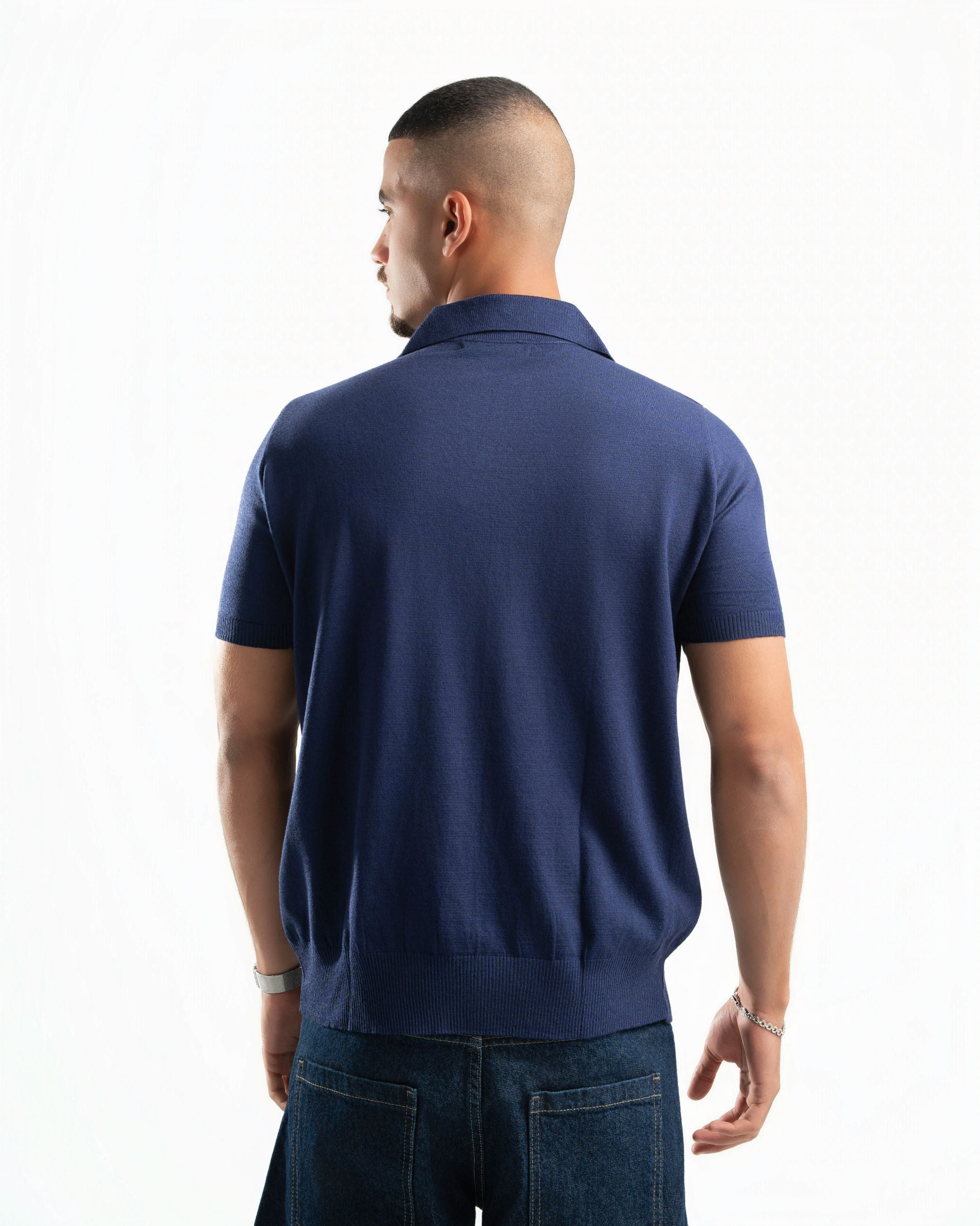 Riviera Knit Polo Navy