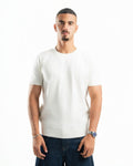 Basic Knit T-Shirt Off-White