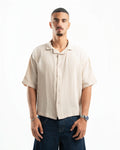 Capri Half Sleeve Shirt Beige