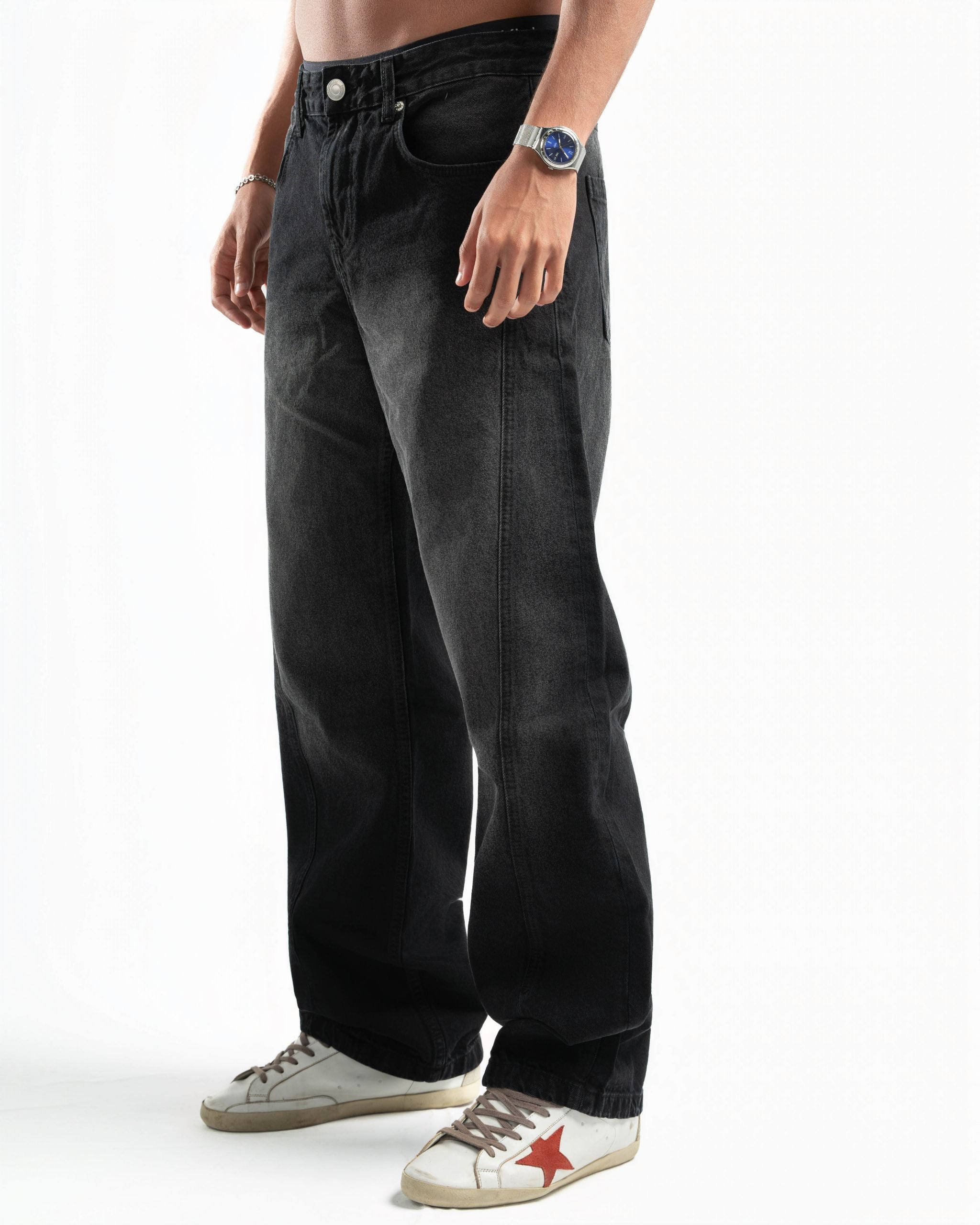Stripe Denim Black